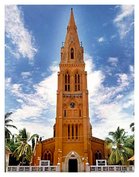 photo of csi church in megnanapuram built by charles rhenius